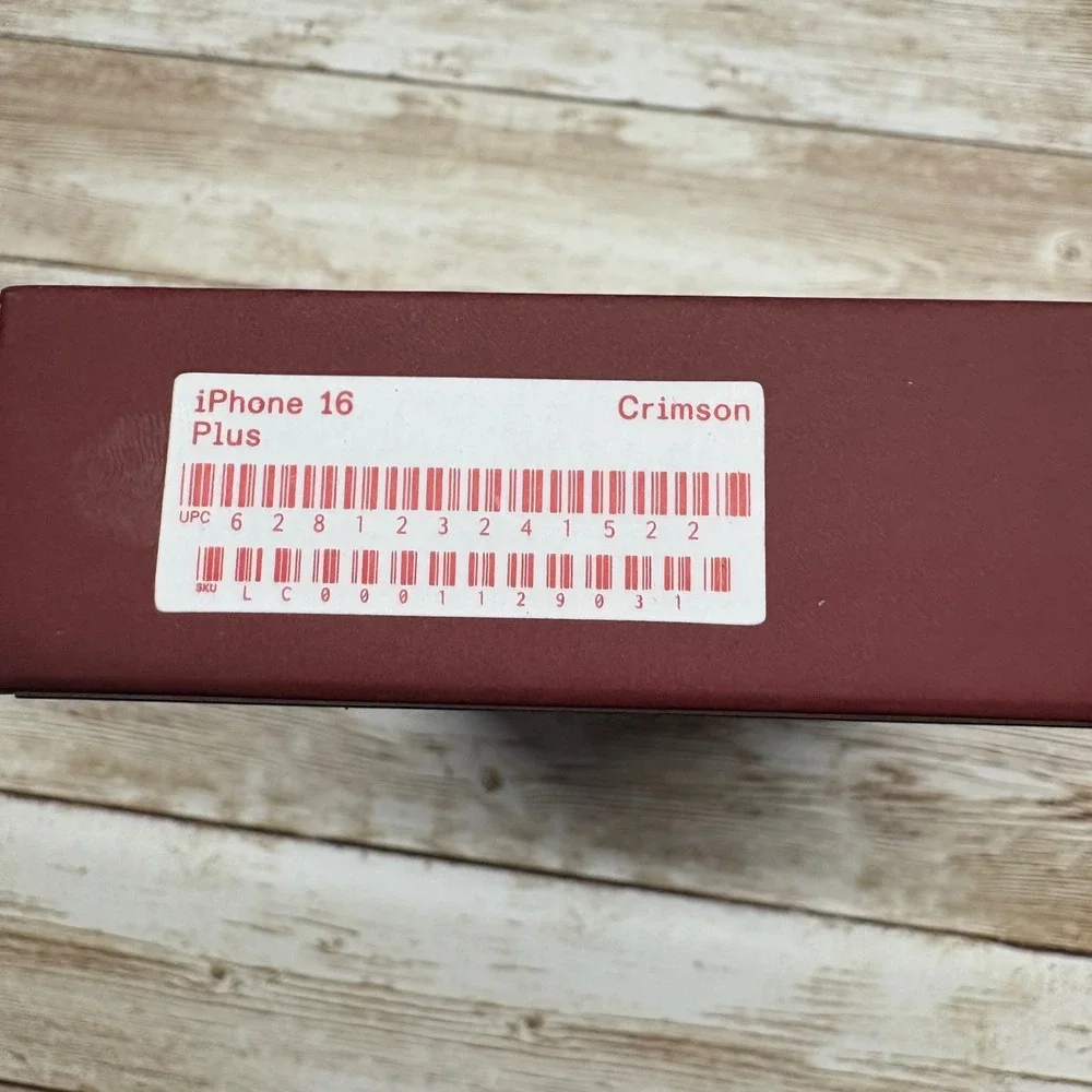 Latercase Crimson Phone Case for iPhone 16 Plus Impossibly Thin  New Open‎ Box
